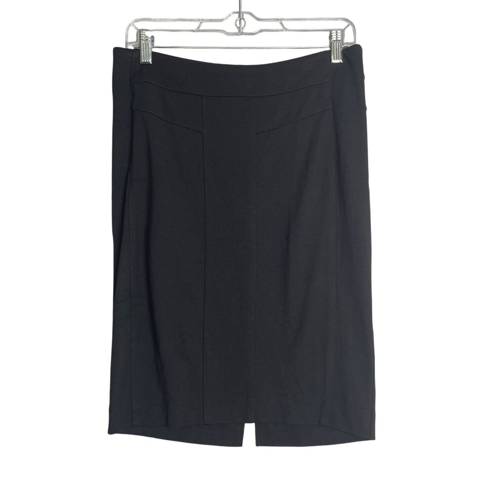 Cabi Womens 4 Skirt Black‎ Stretchy Pencil Career Business Comfort High Rise